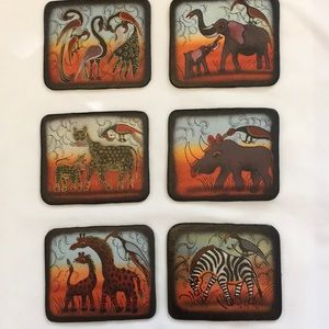 Animal print Coasters